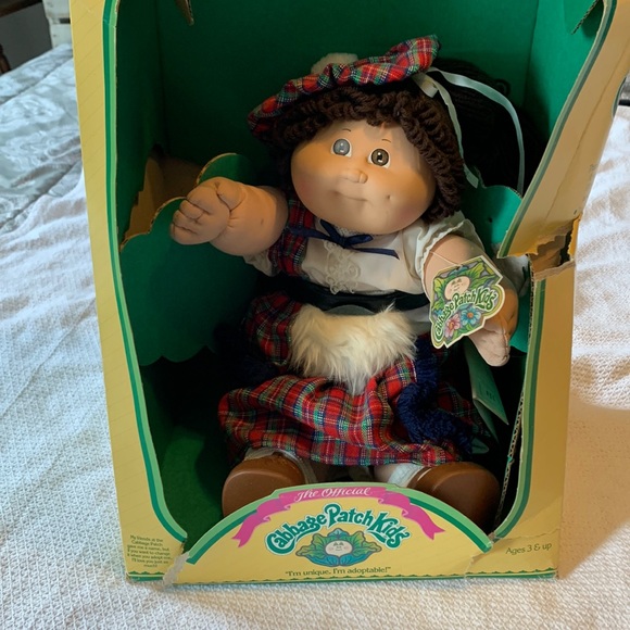 Cabbage Patch Kids Other - RARE HTF 1985 Scottish Cabbage Patch Doll Xavier Roberts